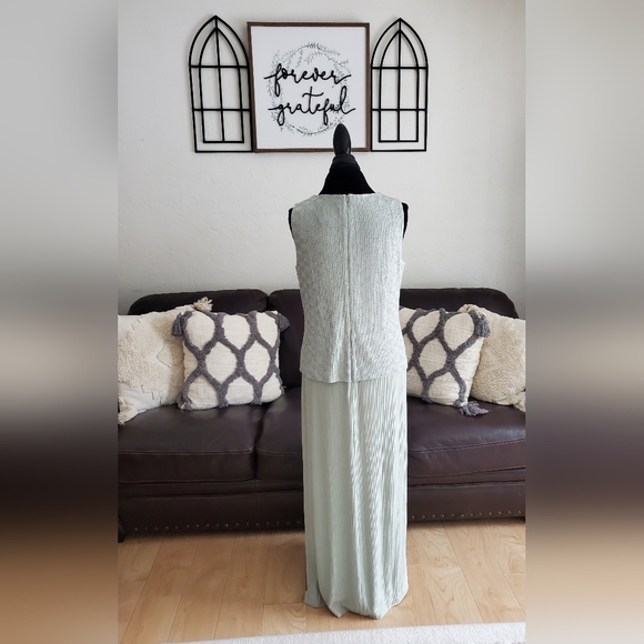 Alex Evenings Formal 2 Piece Sparkly Mother Of The Bride Dress Women's Size 14 - Picture 7 of 11